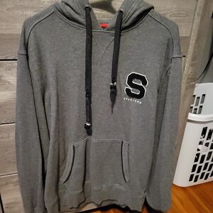 Sean John Charcoal Hoodie with 'S' Emblem